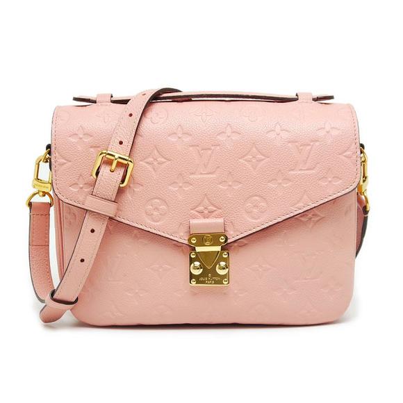 Louis Vuitton Pochette Metis MM 2 Way Implant Monogram Rose Poodle With Strap - Picture 1 of 8